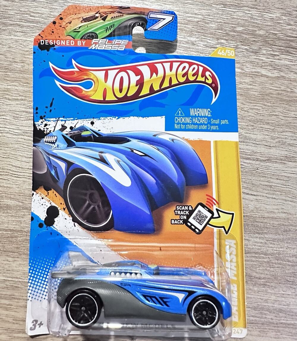2012 Hot Wheels MF New Models By Felipe Massa Blue H9